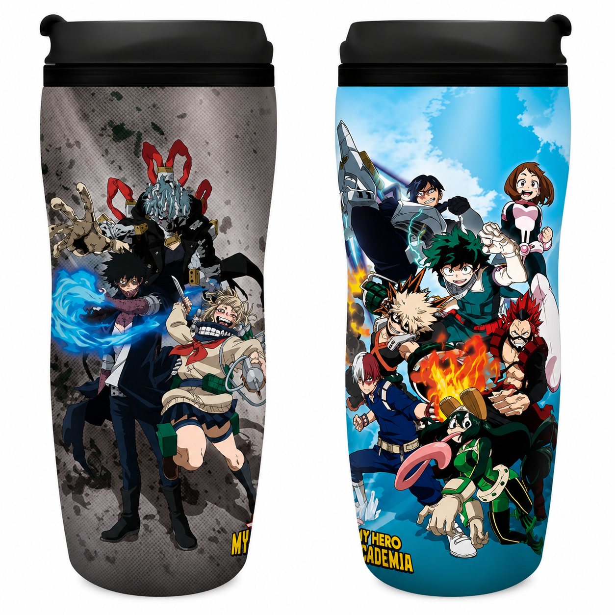 MY HERO ACADEMIA - Travel mug "Heroes vs. Villains"