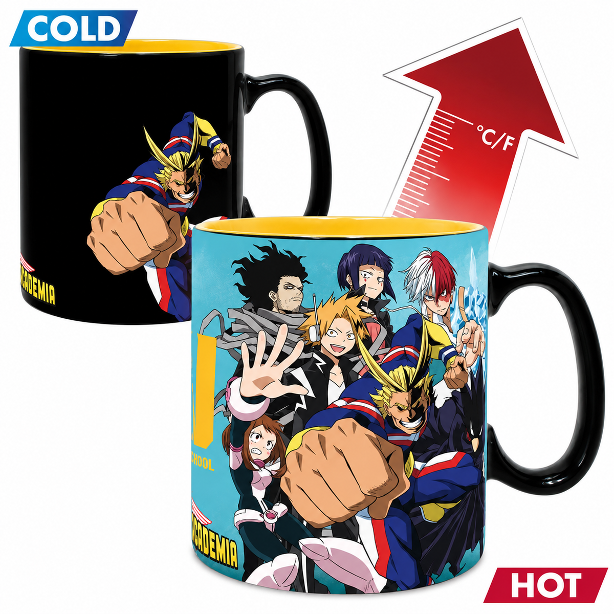 MY HERO ACADEMIA - Mug Heat Change - 460 ml - Group