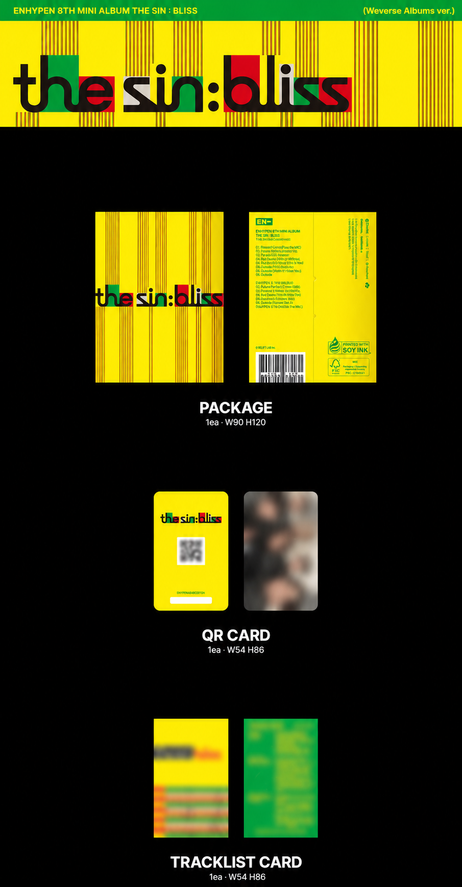 ENHYPEN - [THE SIN : BLISS] (Weverse Albums ver.)