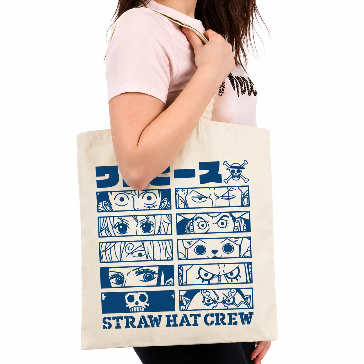 ONE PIECE - Tote Bag - "Strawhat crew"
