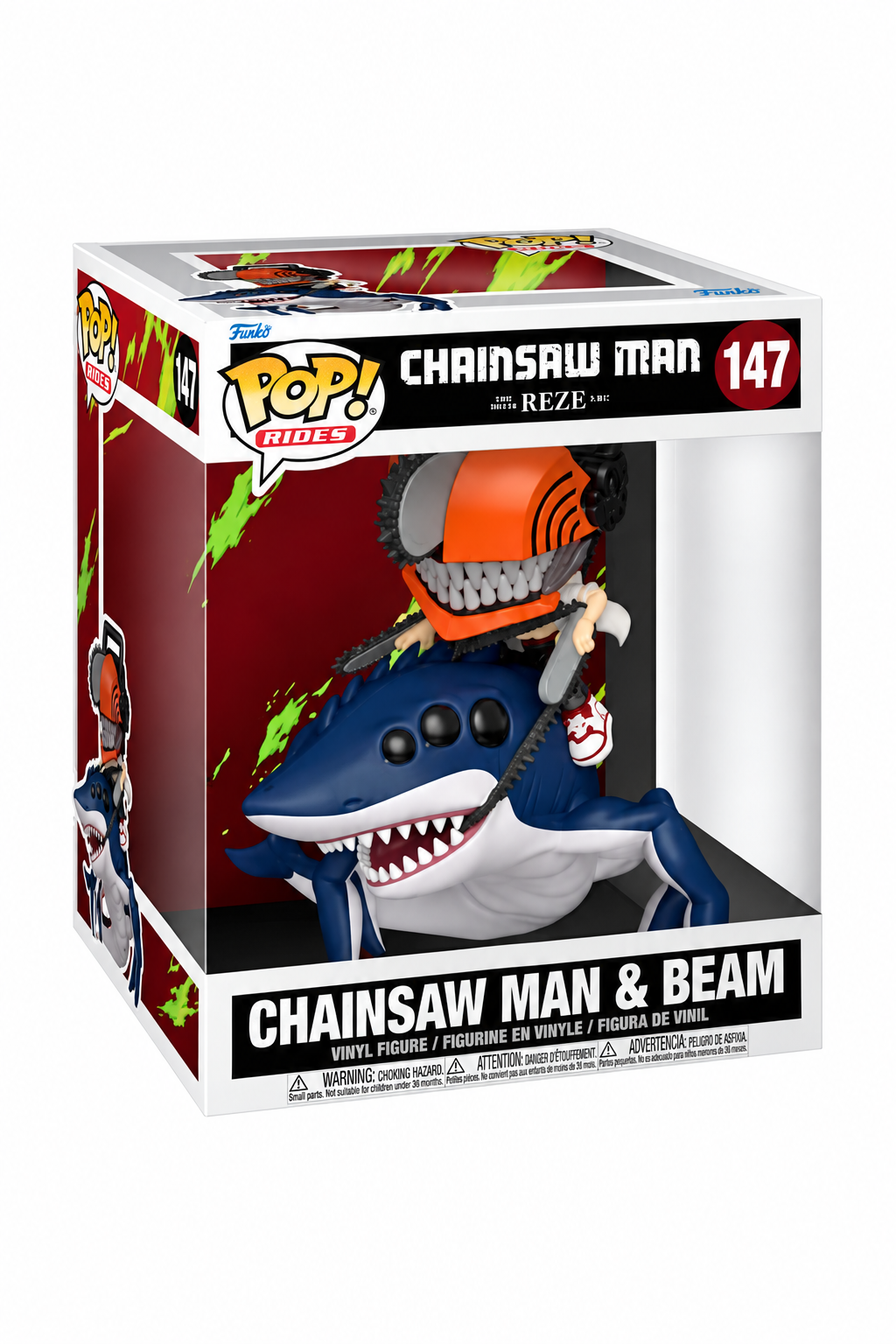 Chainsaw Man POP! Rides Deluxe Vinyl Figure CSM & Beam
