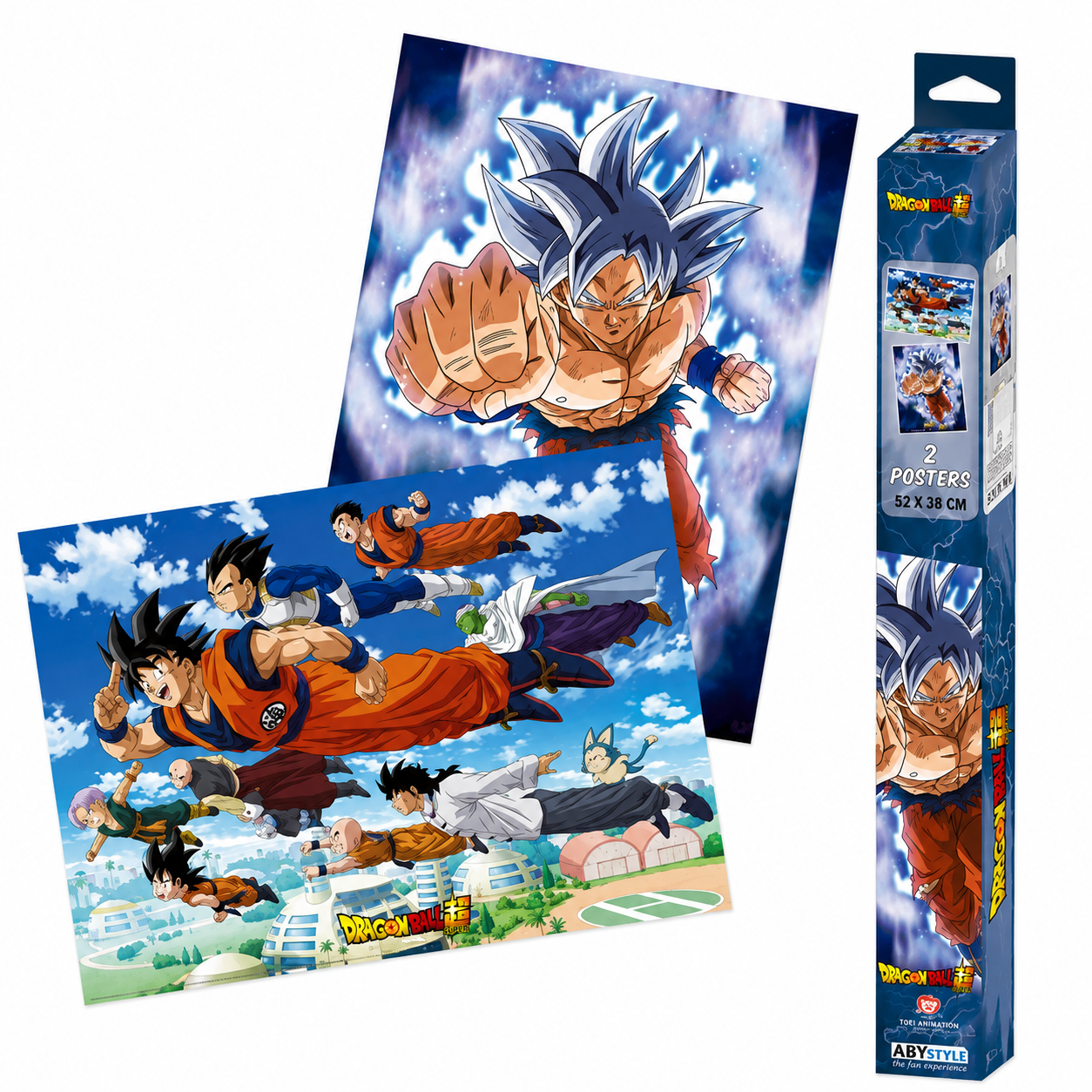 DRAGON BALL SUPER - Set 2 Posters Chibi 52x38 - Goku & friends