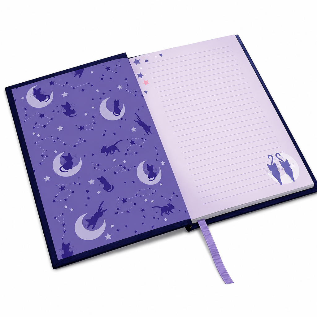 SAILOR MOON - Premium A5 Notebook "Luna & Artemis"