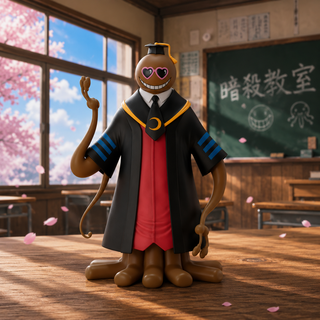 ASSASSINATION CLASSROOM - Figurine "Koro Sensei" brown