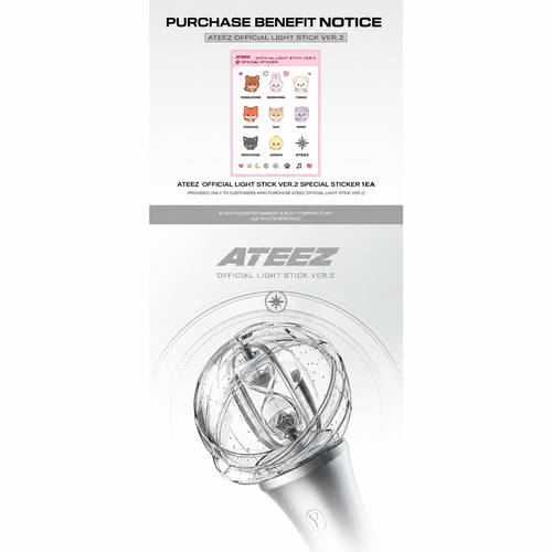 ATEEZ Official Light stick ver.3