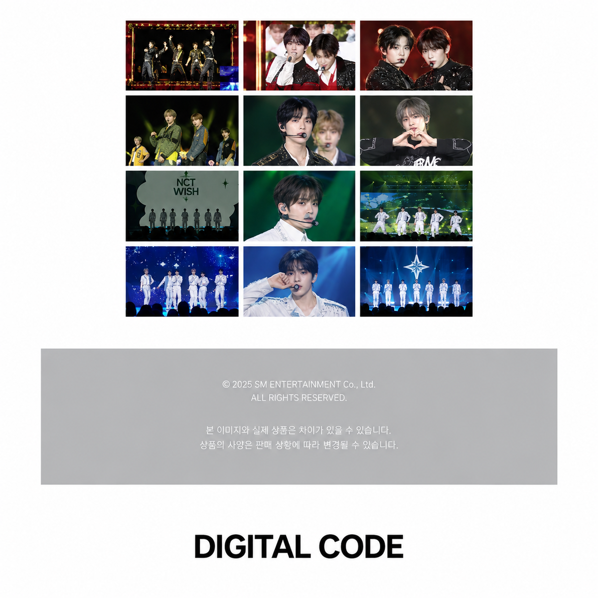 [Release date : 2026-11-03][WEVERSE POB] NCT WISH 1st CONCERT TOUR INTO THE WISH : Our WISH (Digital Code ver.)