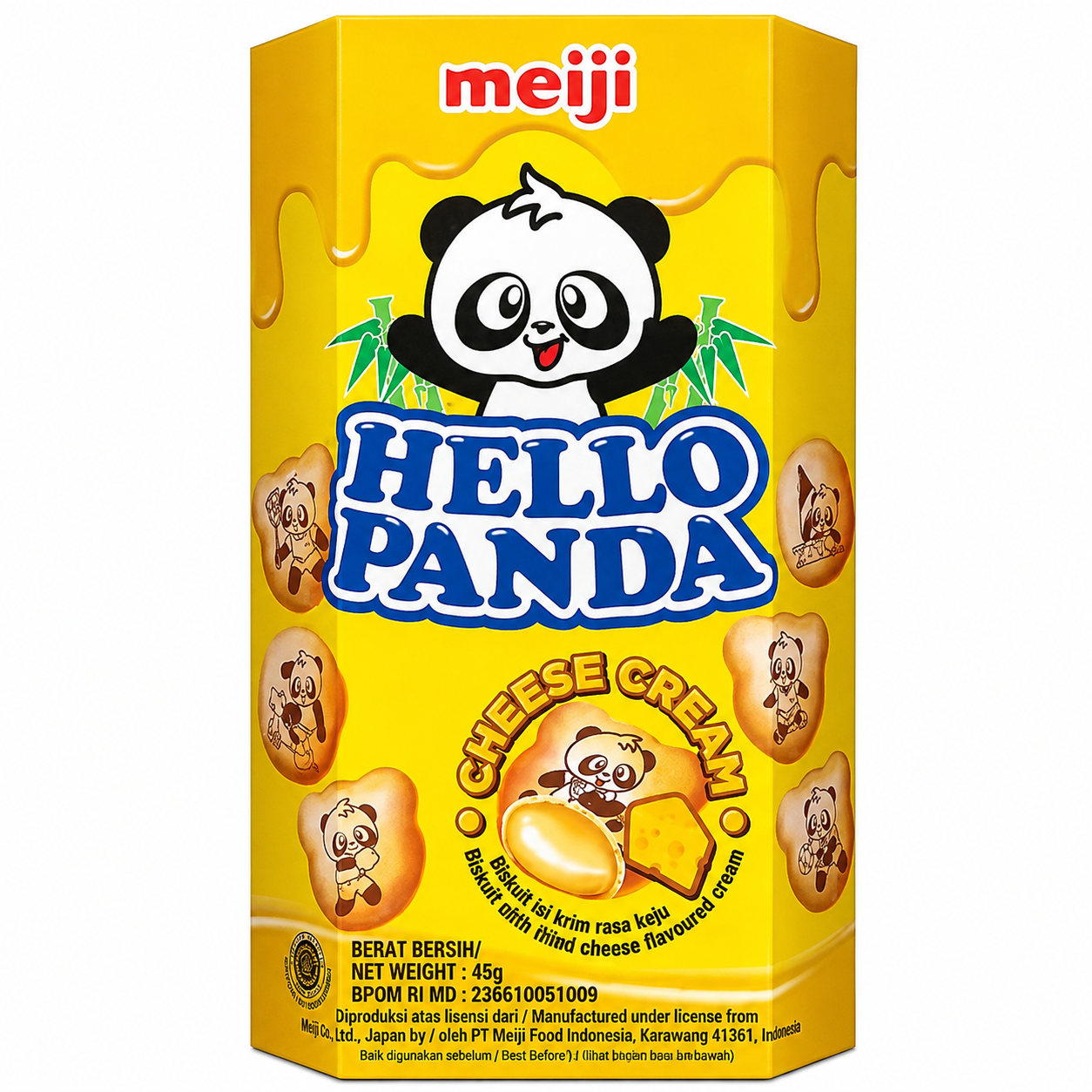 Meiji Hello Panda Biscuit 43g Cheese Cream