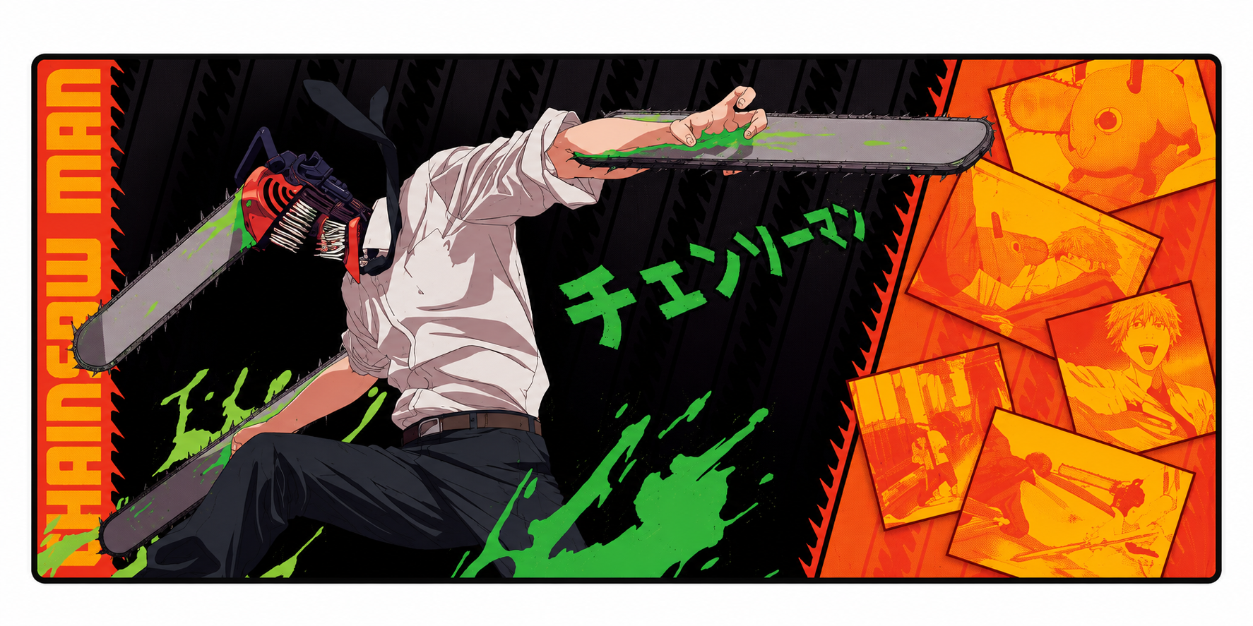 CHAINSAW MAN - Mousepad XXL 90x40 - Chainsaw Man