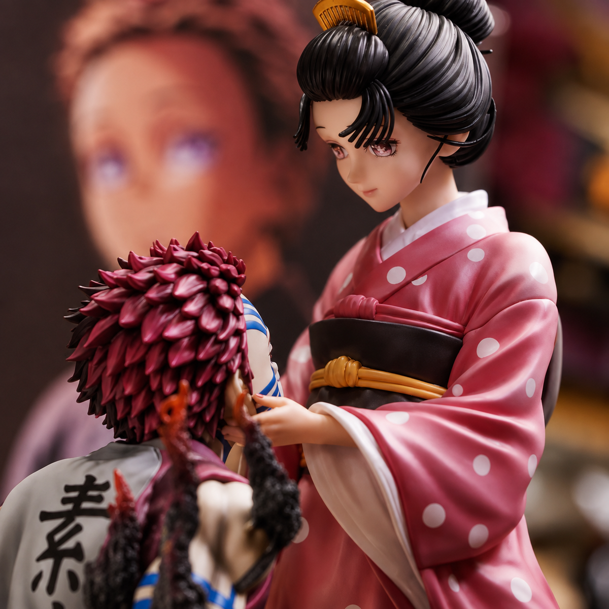 DEMON SLAYER - Figurine "Akaza & Koyuki" 27cm