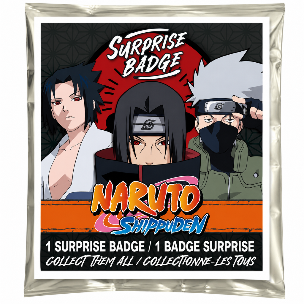 NARUTO SHIPPUDEN - Surprise bag - Badge 50mm