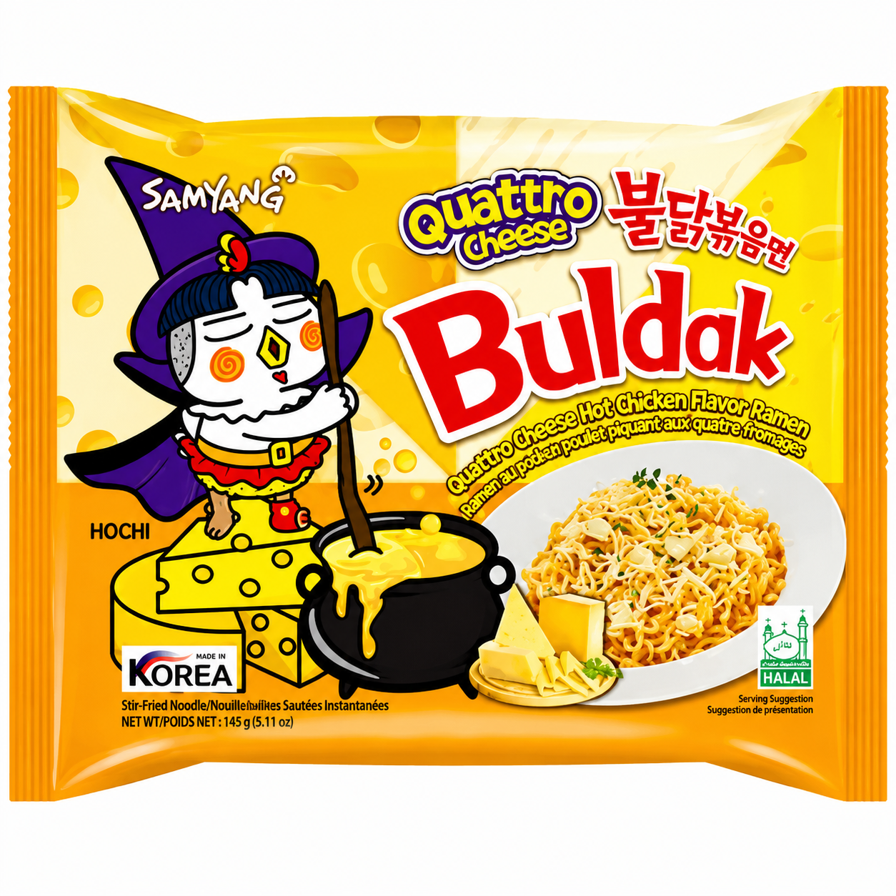Samyang Buldak Quattro Cheese Ramen 140g