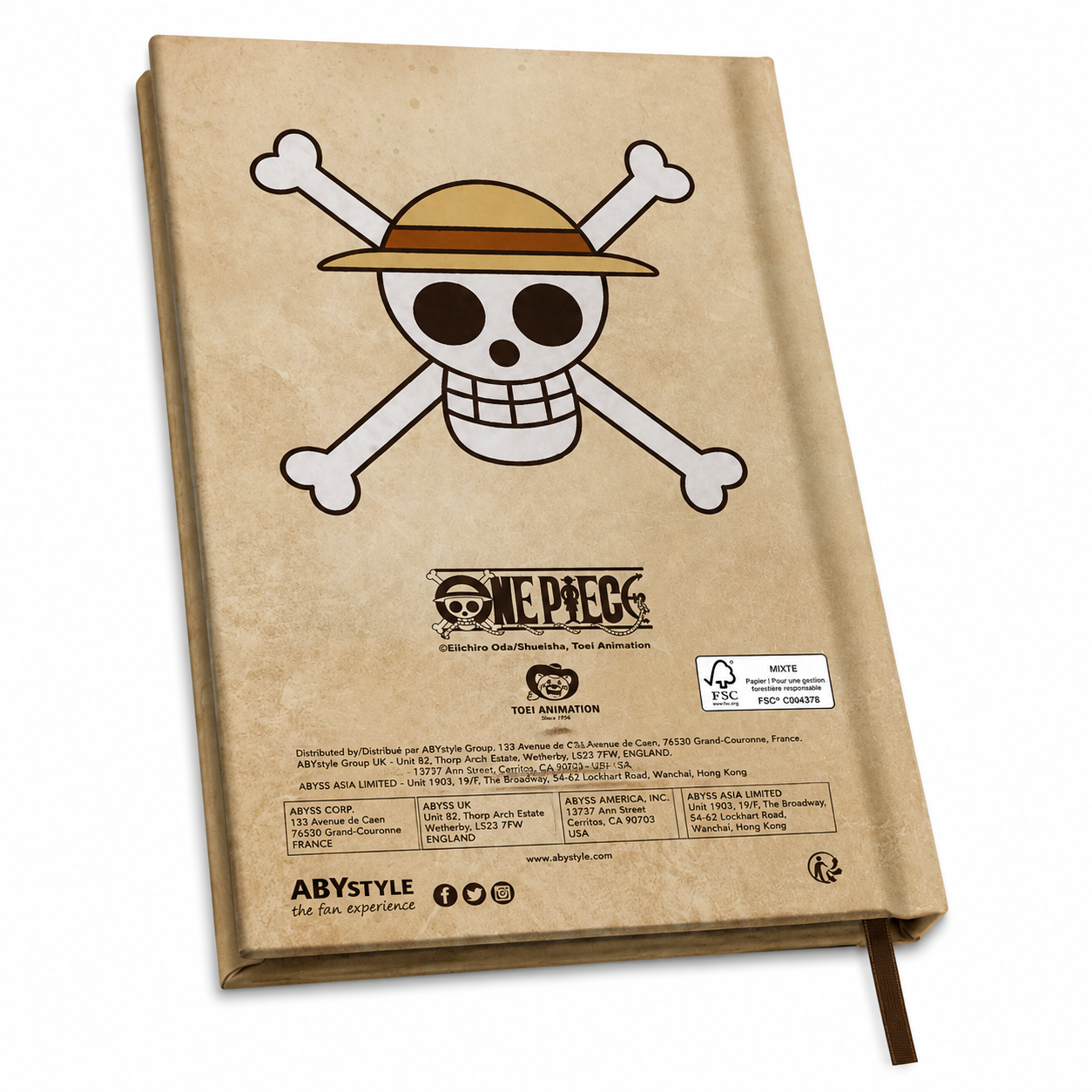 ONE PIECE - A5 Notebook "Wanted Luffy Wano"