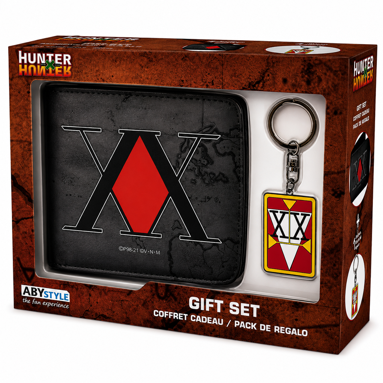 HUNTER X HUNTER - Pck Wallet + Keyring ‎ ‎ ‎ ‎ ‎ ‎ ‎ ‎ ‎ ‎ ‎ ‎