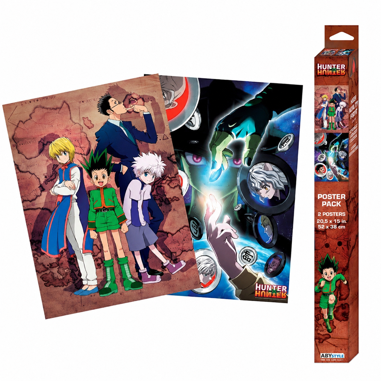 HUNTER X HUNTER - Set 2 Posters Chibi 52x38 - Groups
