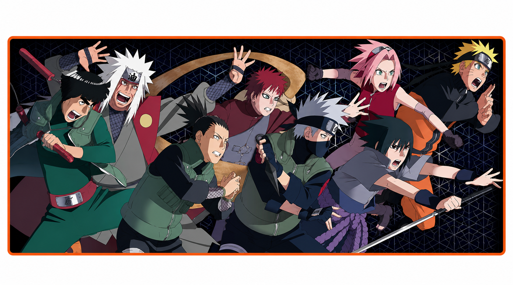NARUTO SHIPPUDEN - Mousepad XXL 90x40