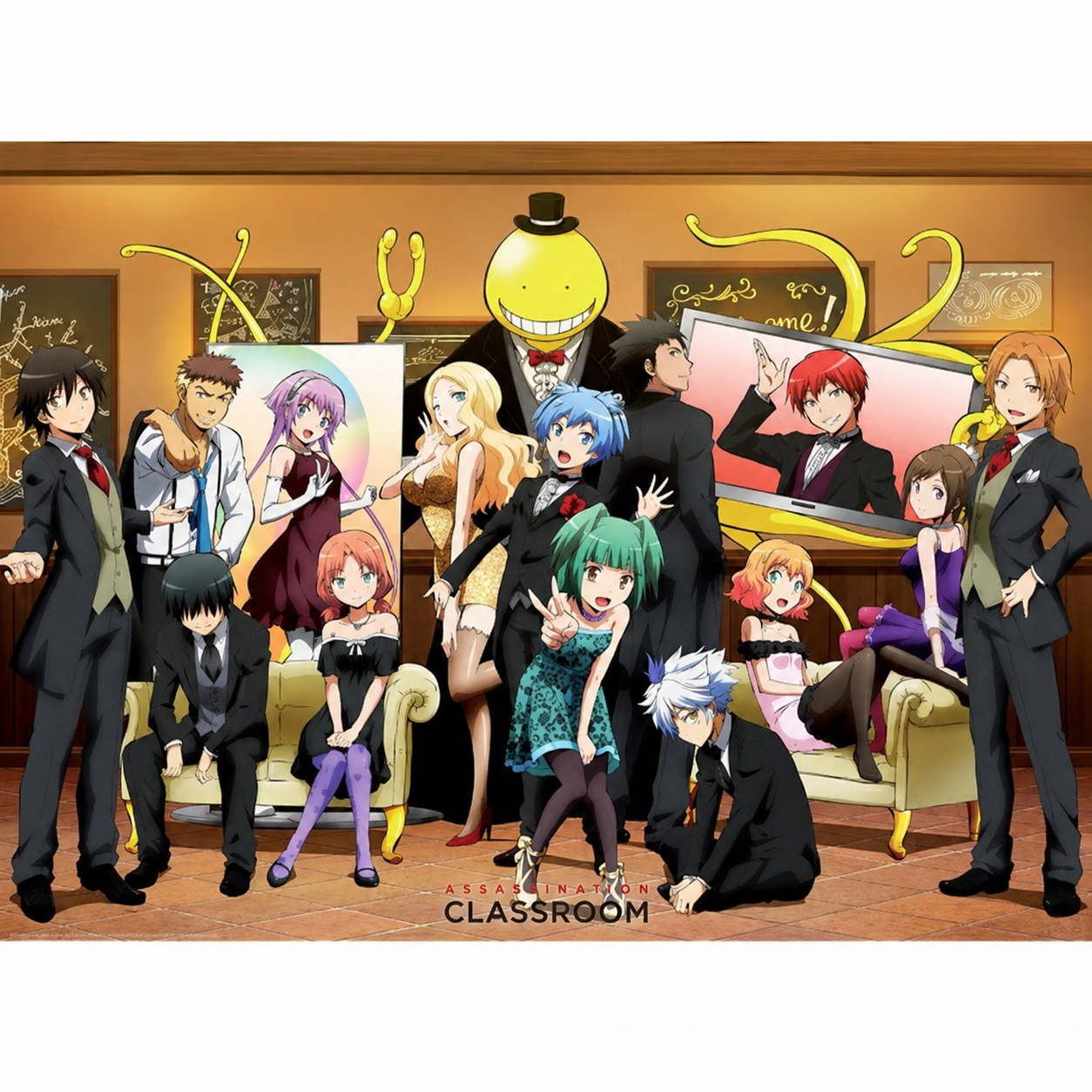ASSASSINATION CLASSROOM - Poster Chibi 52x38 - Elegant group