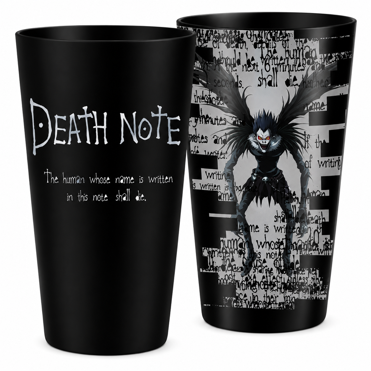 DEATH NOTE - Large Glass - 400ml - Ryuk - Matte