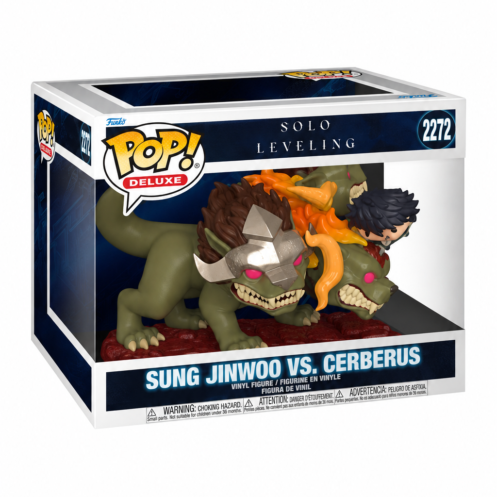 Solo Leveling POP! Deluxe Vinyl Figure Jinwoo Vs Cerberus