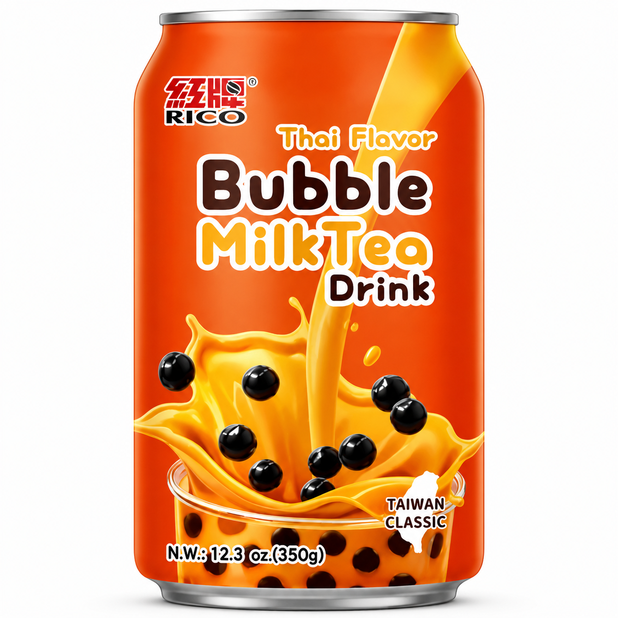 Rico Bubble Milk Tea Drink Thai 350ml