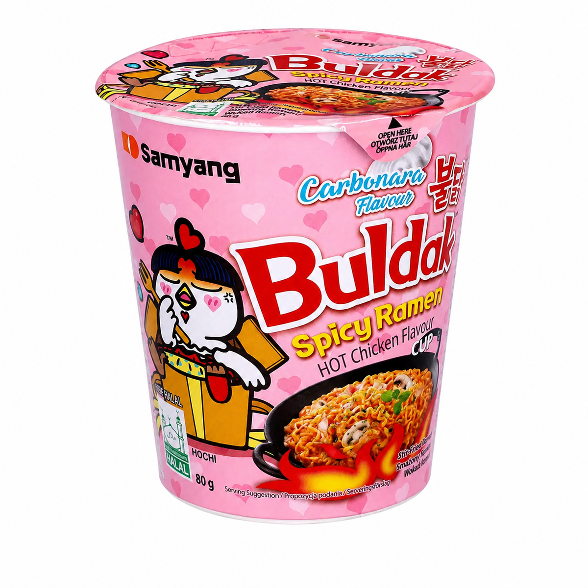 Samyang Buldak Ramen Hot Chicken Carbonara Cup 80g