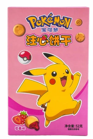 Pokemon Chocolate Sticks & Biscuits - Biscuit Strawberry