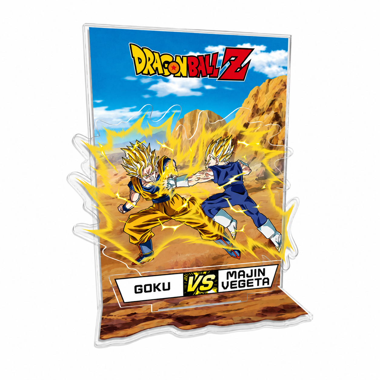 DRAGON BALL - Acryl® Diorama - DBZ/ Goku VS Vegeta