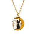 SAILOR MOON - Pendant necklace "Cats on the moon"