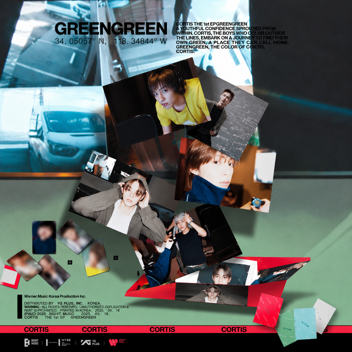 [WEVERSE POB] [PYPD BIRTHDAY PARTY] CORTIS – The 2nd EP [GREENGREEN] (Weverse Albums ver.) (Set)