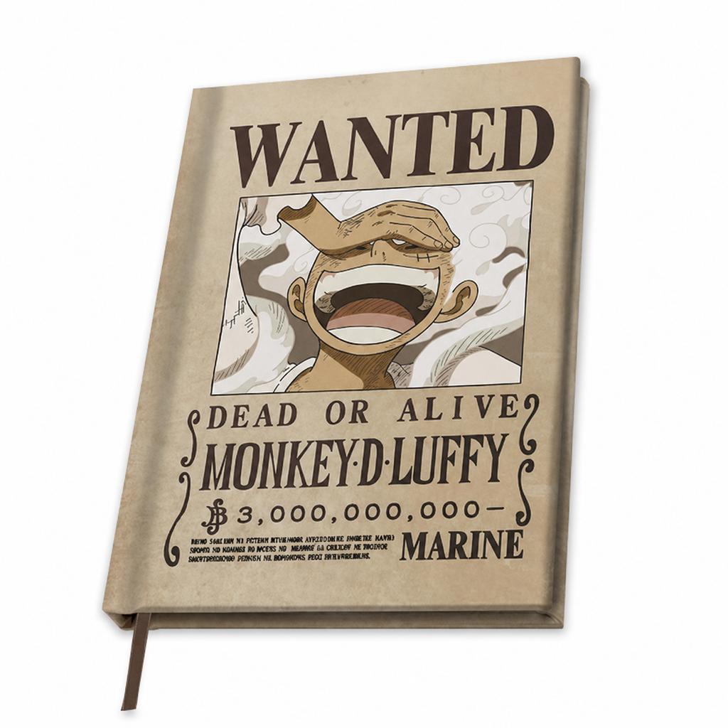 ONE PIECE - A5 Notebook "Wanted Luffy Wano"