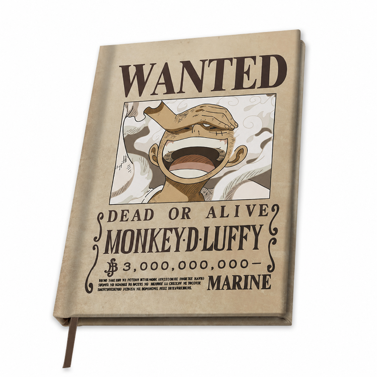 ONE PIECE - A5 Notebook "Wanted Luffy Wano"