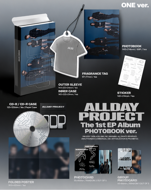 ALLDAY PROJECT - The 1st EP Album [ONE ver] (PHOTOBOOK ver.)