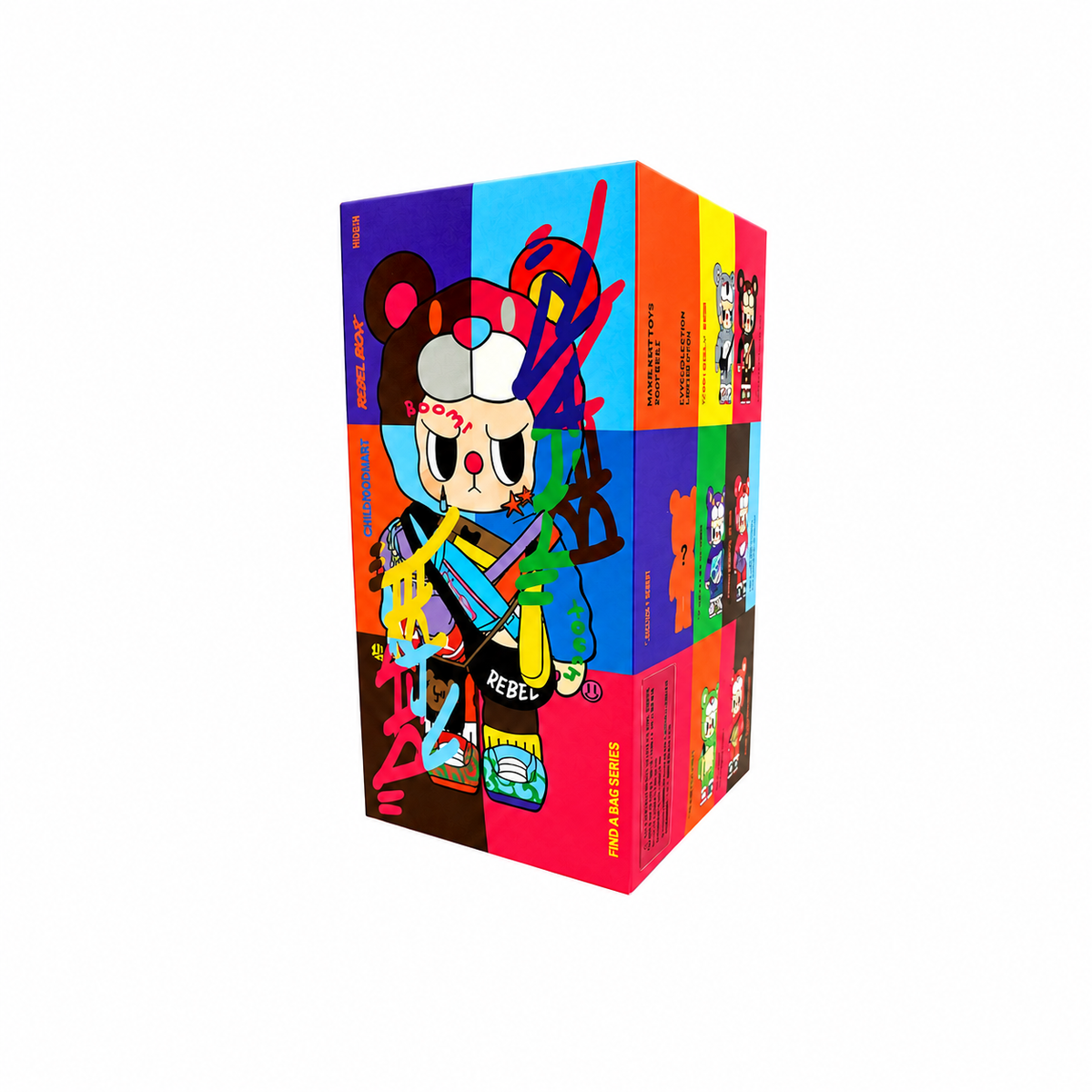 REBEL BEAR movable plush with bag - blind box