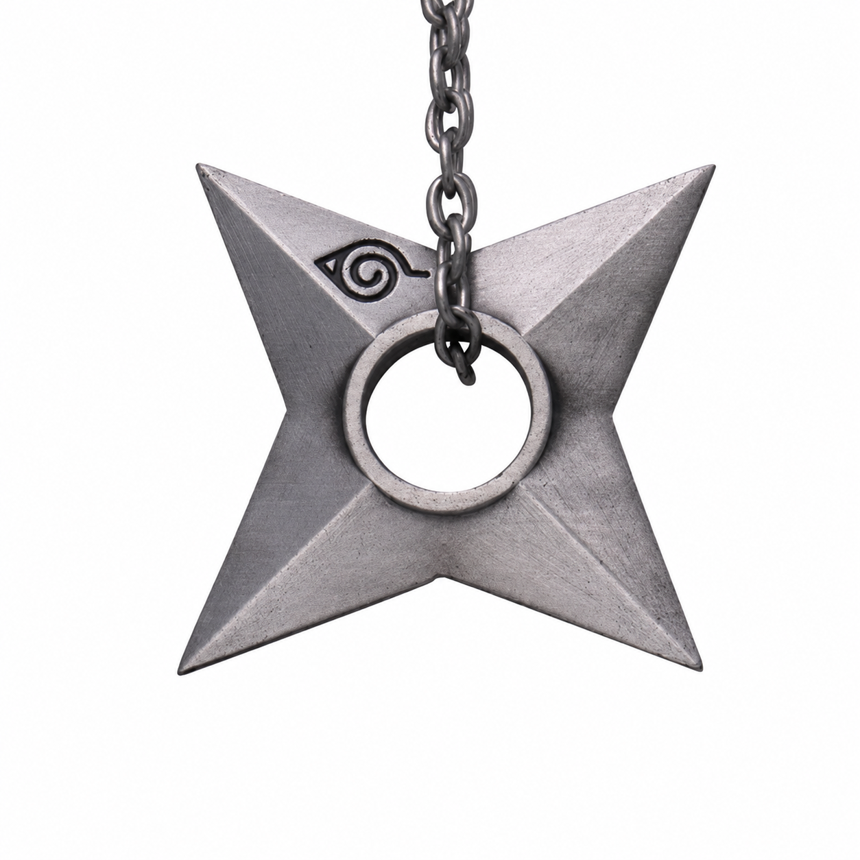 NARUTO SHIPPUDEN - Keychain 3D - Shuriken Konoha