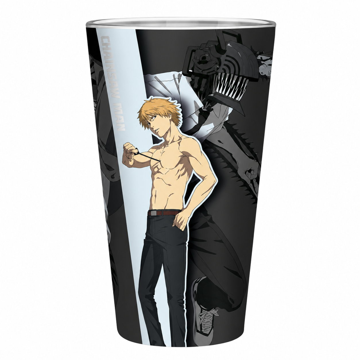 CHAINSAW MAN - Large Glass - 400ml - Trio