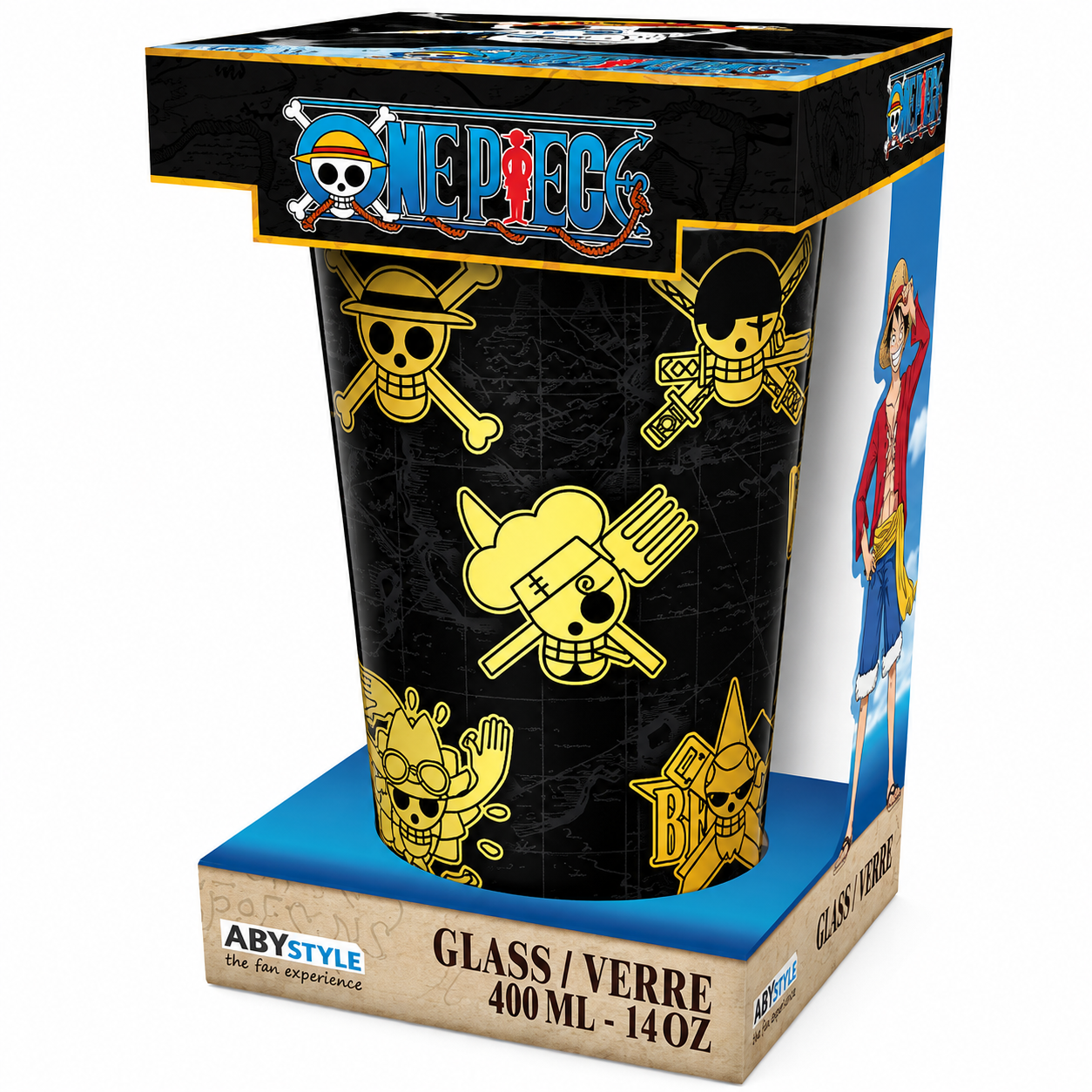 ONE PIECE - Premium Large Glass - 400ml