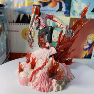 Chainsaw Man – Denji & Pochita GK Style Figure 18 cm