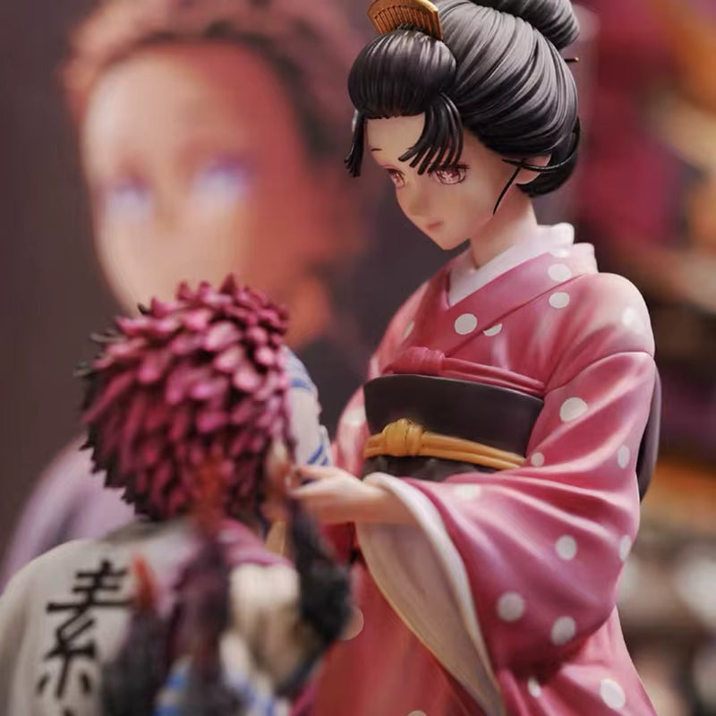 DEMON SLAYER - Figurine "Akaza & Koyuki" 27cm