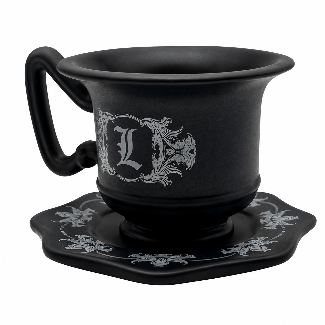 DEATH NOTE - Mug 3D with Saucer - L's Cup