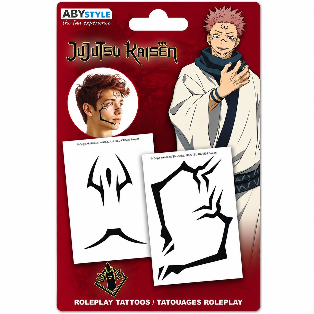 JUJUTSU KAISEN - Tattoos - 15x10cm
