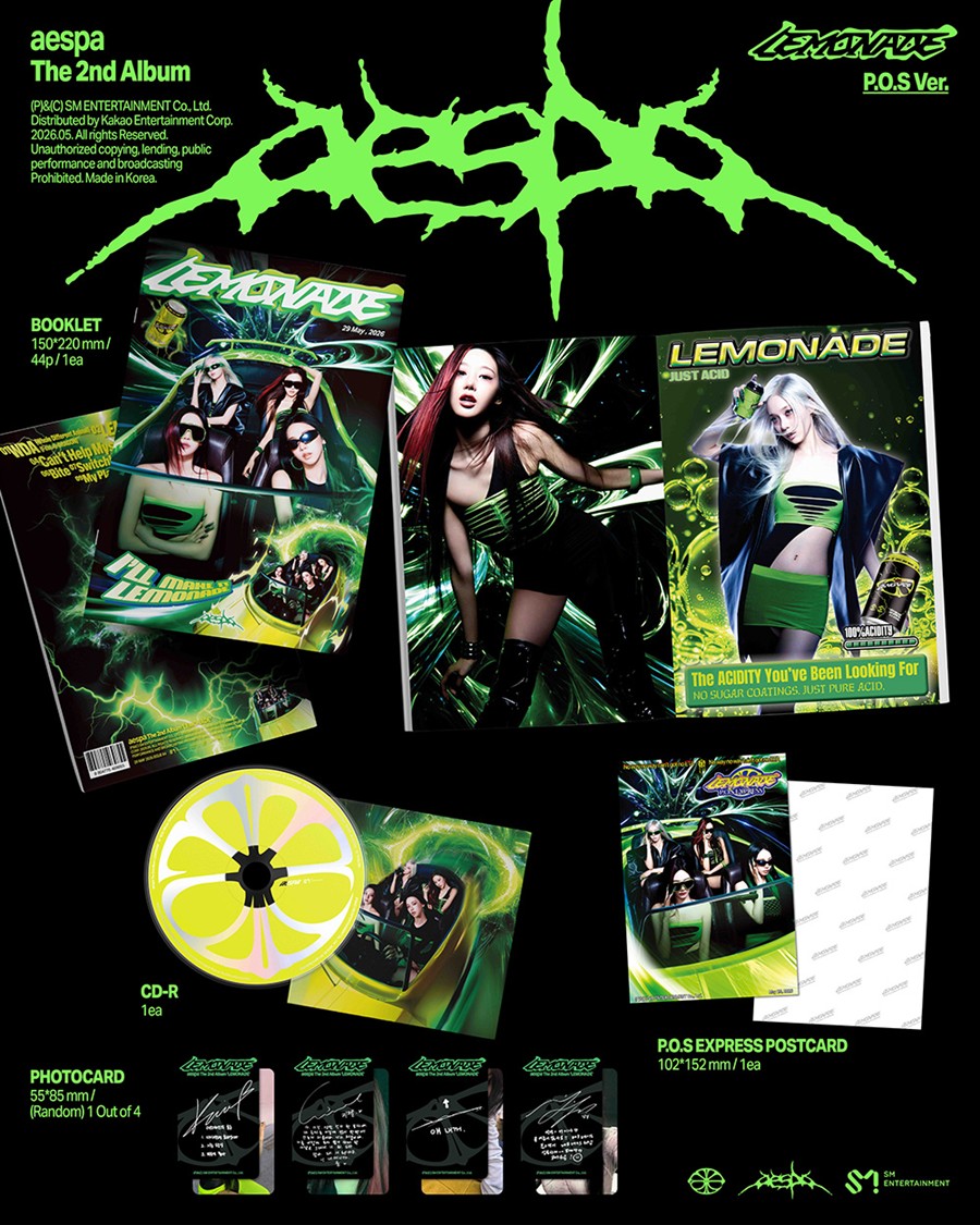 aespa – 2nd Album [LEMONADE] (P.O.S Ver.)