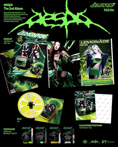 aespa – 2nd Album [LEMONADE] (P.O.S Ver.)