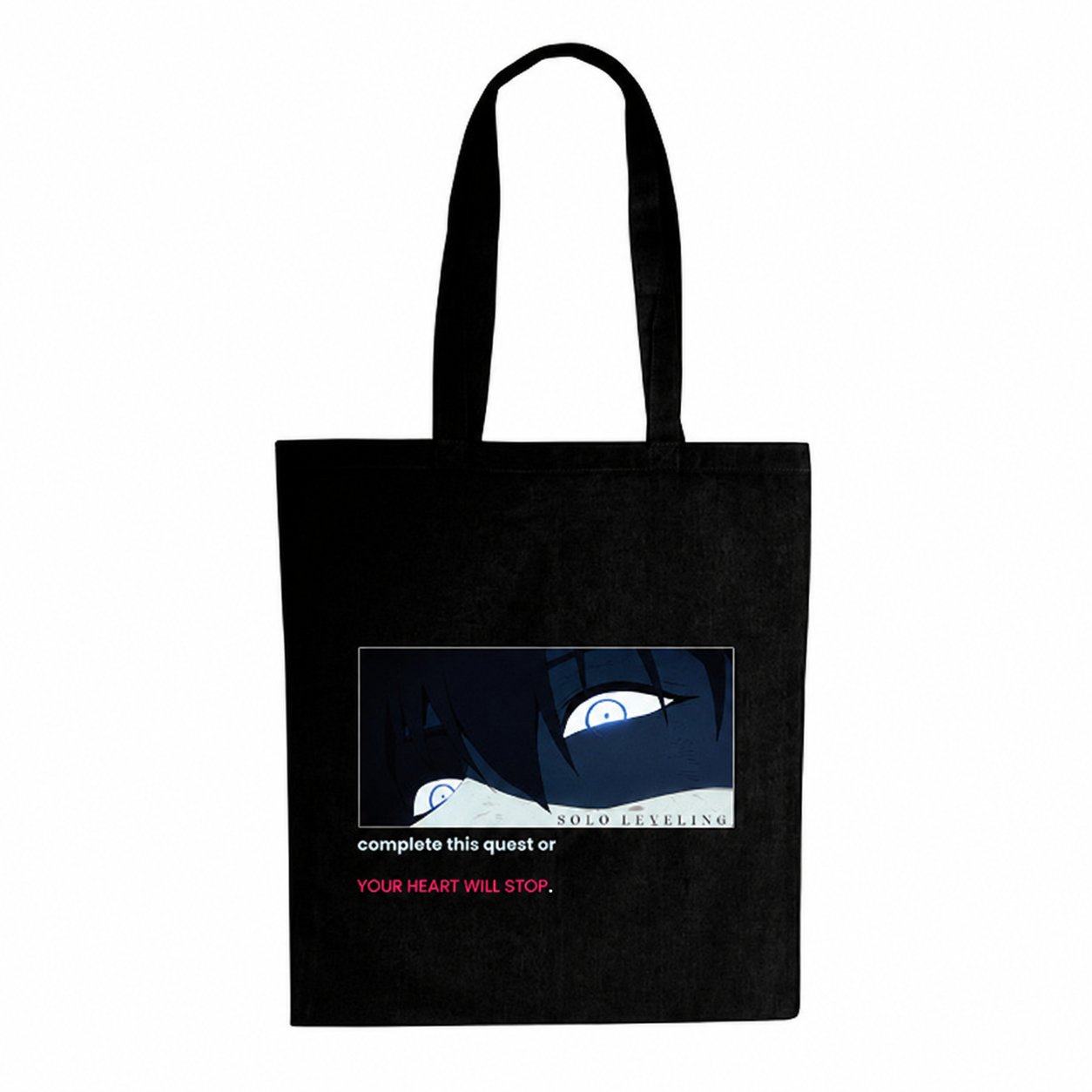 SOLO LEVELING - Tote Bag - "Complete this quest"