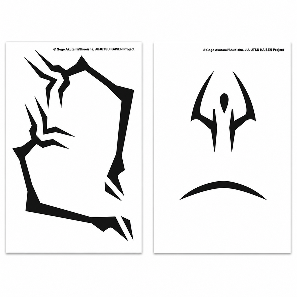 JUJUTSU KAISEN - Tattoos - 15x10cm