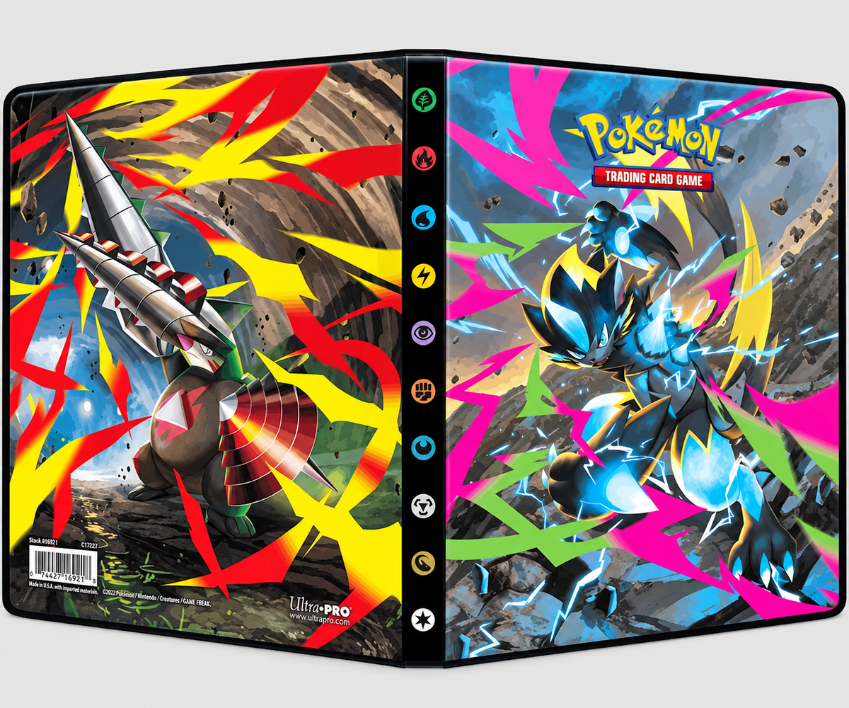Mega Evolution Pitch Black 4-pocket Portfolio Pokémon Ultra Pro