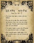 DEATH NOTE - Poster Maxi 91.5x61 FSC Mix - Rules