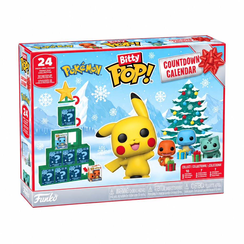 Pokémon Bitty POP! 24 Day Countdown Advent Calendar