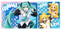 HATSUNE MIKU - Mousepad XXL 90x40 - Miku & friends