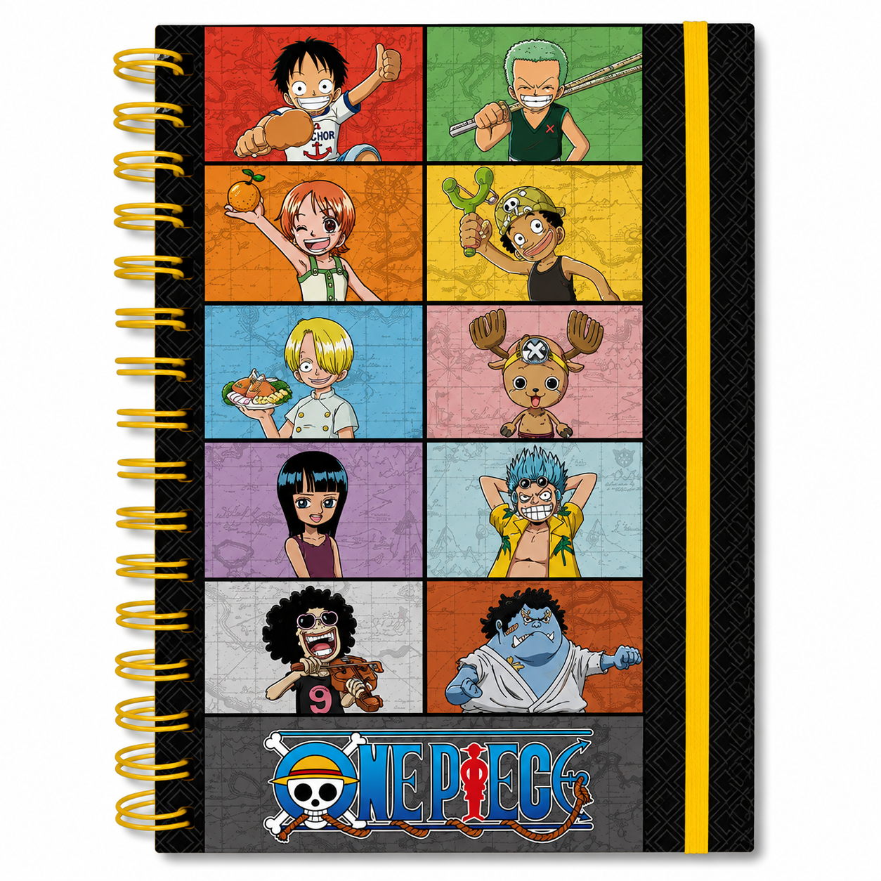 ONE PIECE - Notebook A5 Spiral "Young Straw Hat Crew"