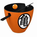 DRAGON BALL - Ramen Bowl with chopsticks - "Goku symbols"