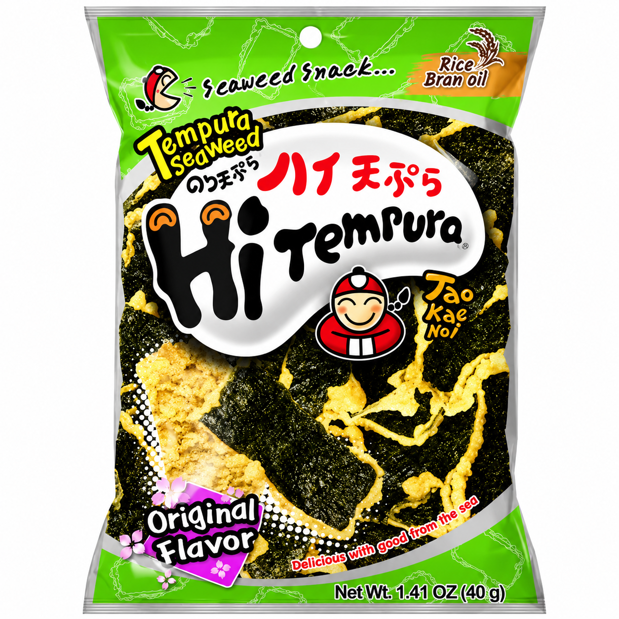 Tao Kae Noi Seaweed Snack Tempura Original 40g